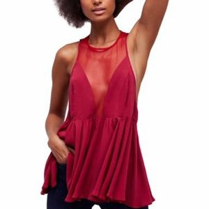 Free People Marble Illusion Tank Top